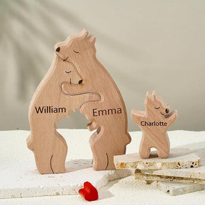 Wooden Bears Family Puzzle