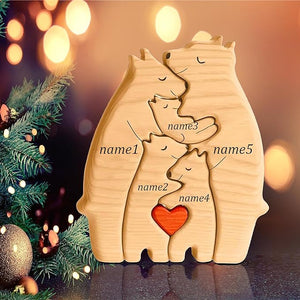 Wooden Bears Family Puzzle