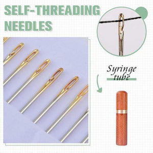 Self-threading Needles