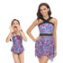 Halter Floral One-piece Mommy and Me Swimsuit