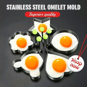 Stainless Steel Omelet Mold(5PCS)