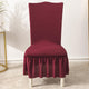 High Elasticity Skirt Chair Cover