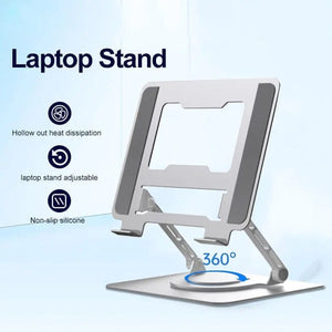 🔥Christmas Hot Sell-Laptop Stand Aluminum Alloy Rotating Bracket