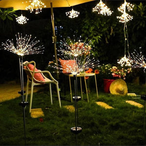 🎇Waterproof Solar Fireworks Lamp🌟Buy More Save More