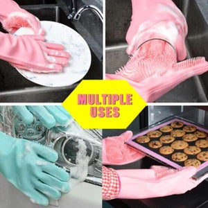 Silicone Cleaning Gloves