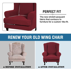 Wing Back Armchair Slipcovers