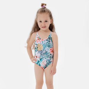 🎉Spring Sale 50% Off - Family Matching Tropical Pineapple Printed Swimsuits