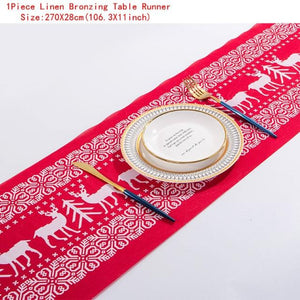 (🔥Early Christmas Promotions-50% OFF)CHRISTMAS TABLE RUNNER