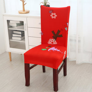 Christmas Chair Cover Dining Chair Slipcover