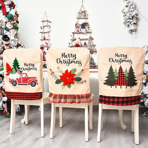 Removable Washable Dining Room Chair Protector Slipcovers Christmas