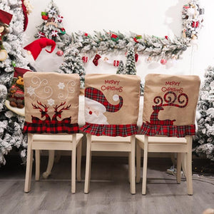 Merry Christmas Cloth Chair Cover