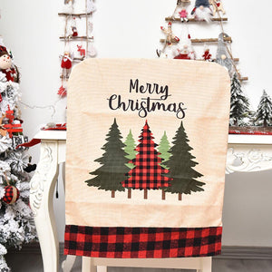 Removable Washable Dining Room Chair Protector Slipcovers Christmas