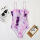 Tie Dye One-Piece Colorful Swimsuit