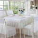 Table Cloth Lace Embroidery Dining Chairs Cover