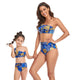 🎉Spring Sale 50% Off - Ruffled Split High Waist Tie Bikini Mommy and Me Swimsuit