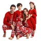 🔥 Family Matching Red Christmas Tree Suits Family Look Pajama Set