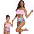 🎉Spring Sale 50% Off - Ruffled Bikini & High Waist Bottom Mommy and Me Swimsuit