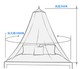 Round Hoop Bed Canopy Mosquito Net