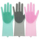 Magic Rubber Silicone Dish Washing Gloves